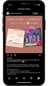 Promote your Christmas Instagram Contest