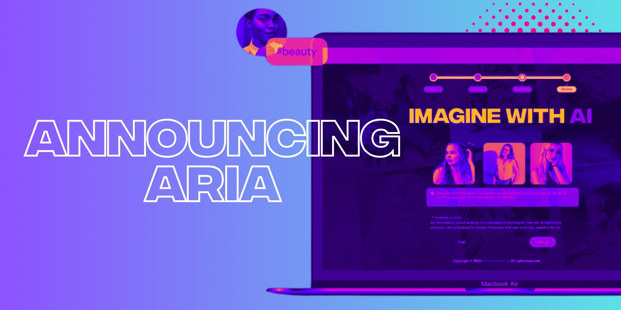 Announcing Aria: Socially Powerful’s AI-Powered Technology Set to Revolutionalise the Global Influencer Industry