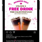 Valentine's Day campaigns 2024: Dunkin' Donuts
