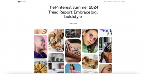 social updates: Pinterest's summer trend report