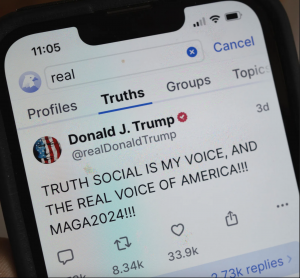 Republican political social media strategy: Truth Social