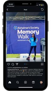 influencer marketing for nonprofits: Lavina X Alzheimer's Association