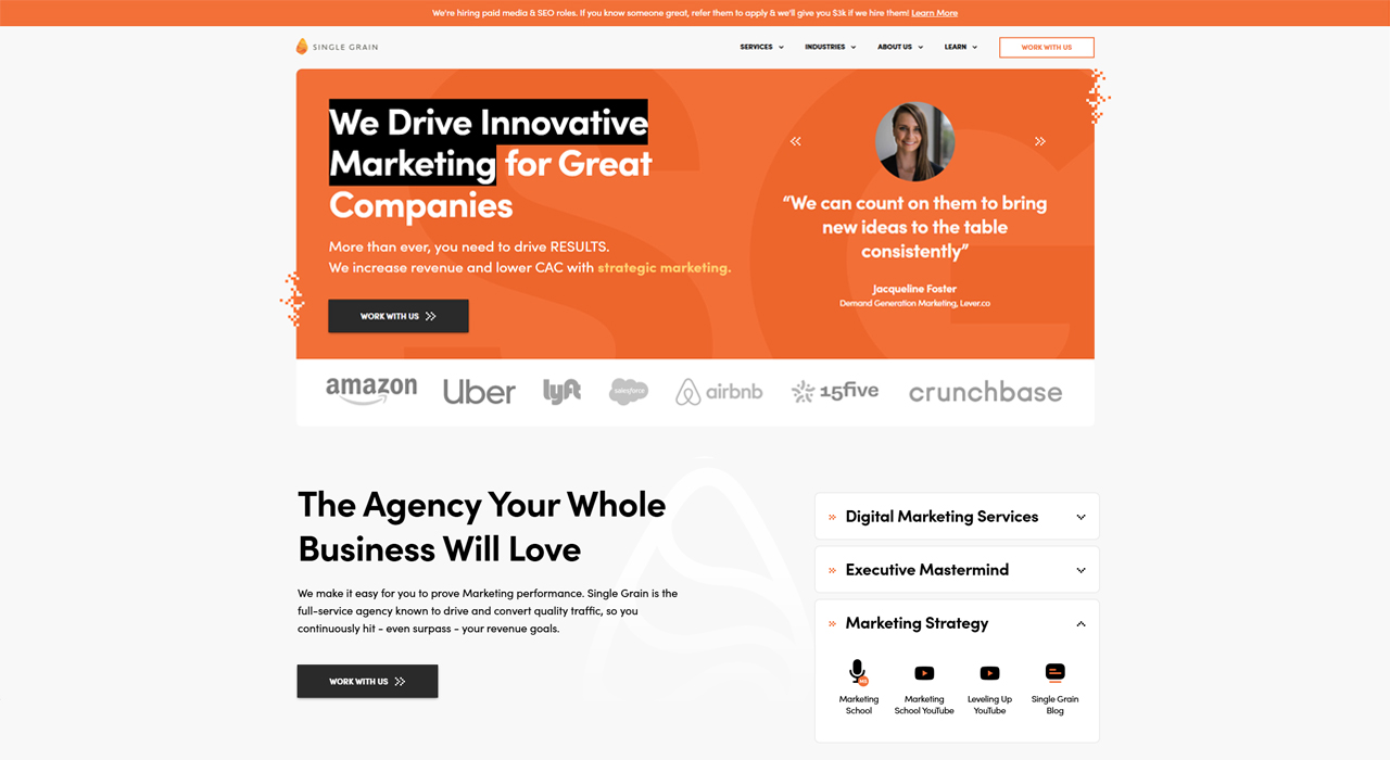 marketing agency for tech companies