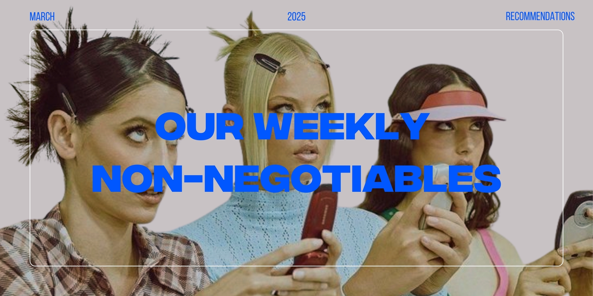 Weekly Non-Negotiables: March 15th