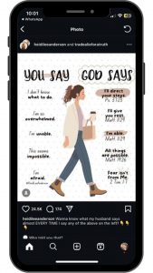 Christian influencers: @heidileeanderson