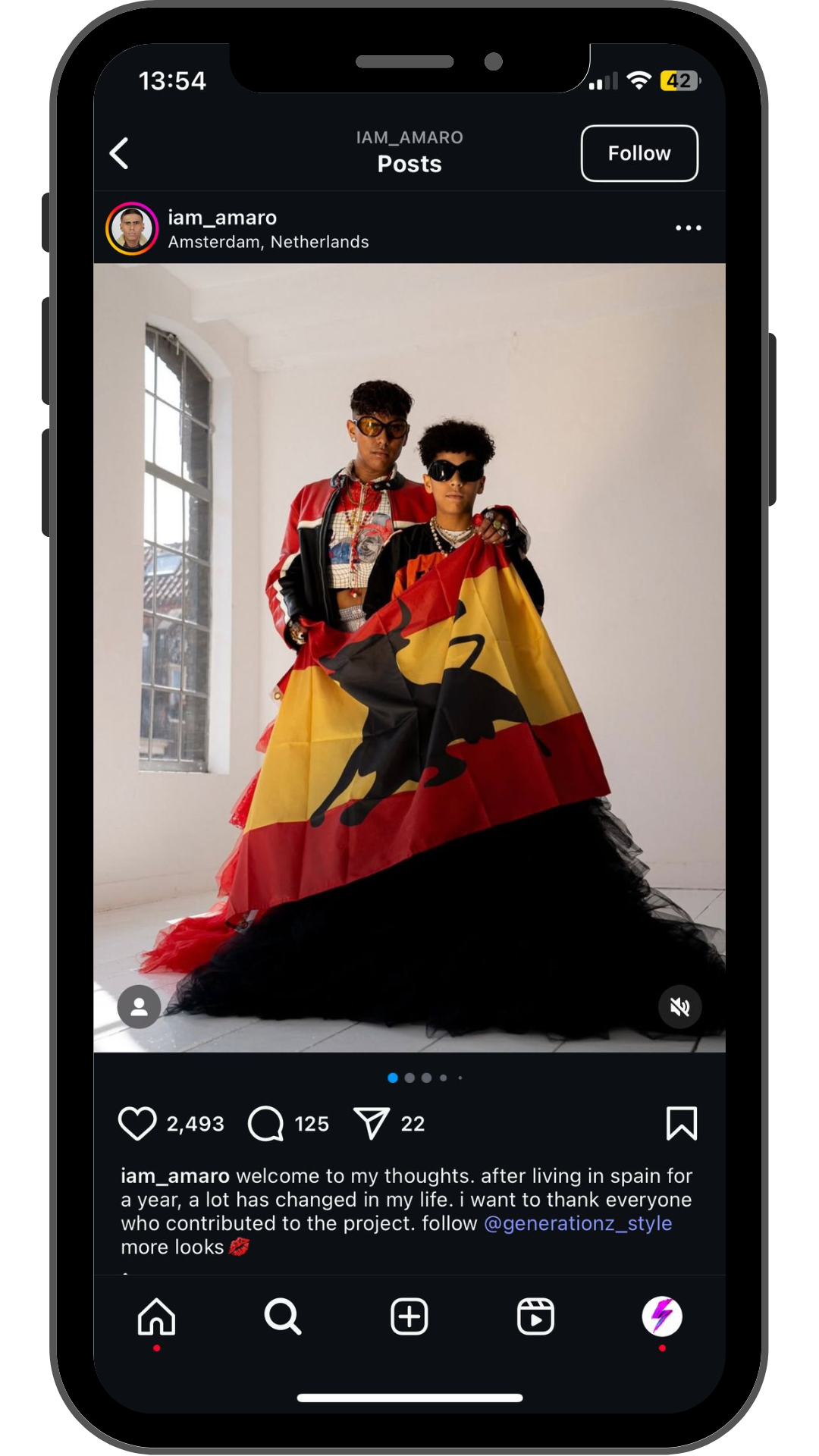 influencer session with amaro gracilio