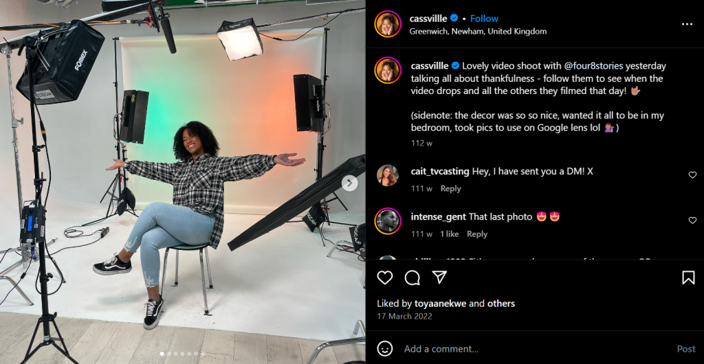 influencer sessions with @cassvillle