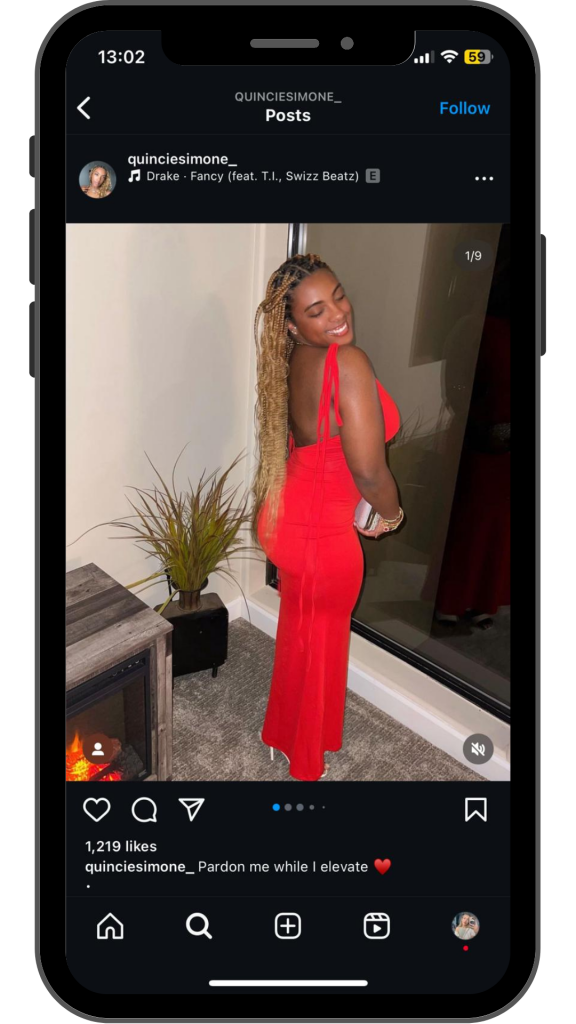 influencer sessions with Quincie Simone 