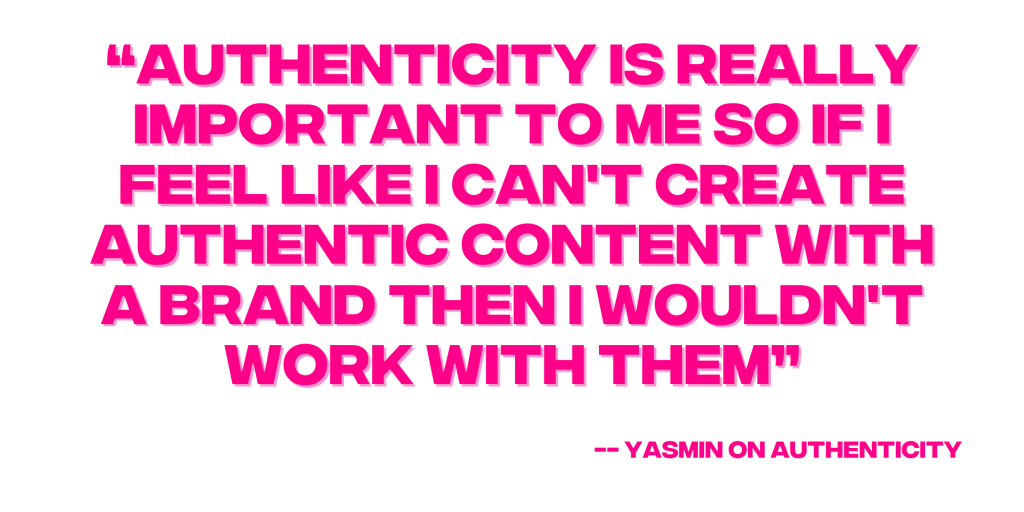 influencer sessions with yasmin dan