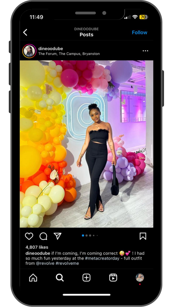 getting to know dineo dube