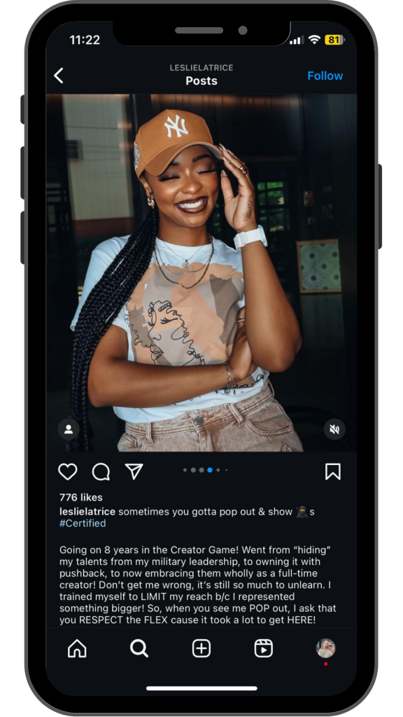 getting to know leslie latrice