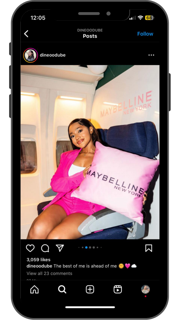 influencer session @dineoodube