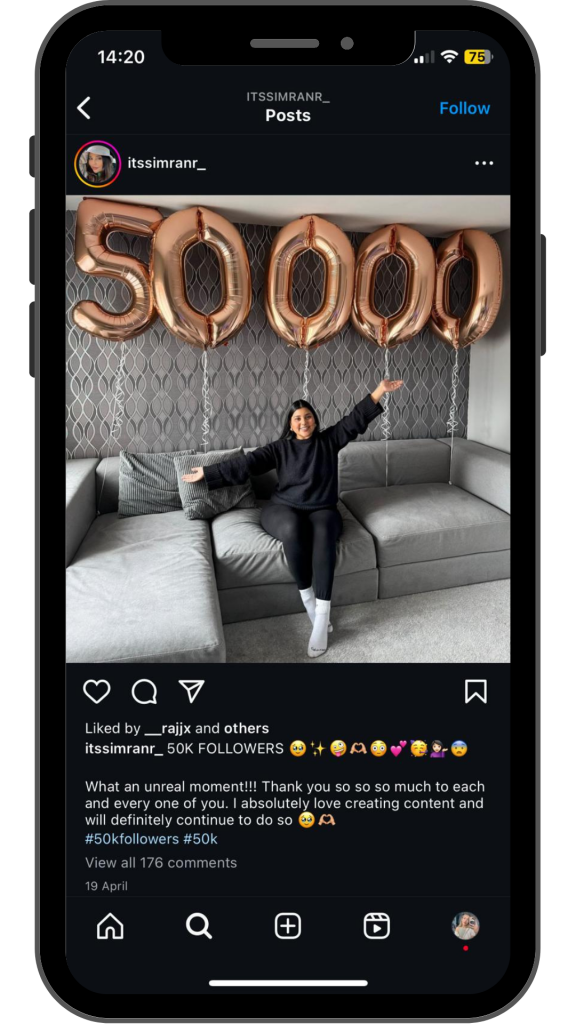 influencer session @itssimranr_