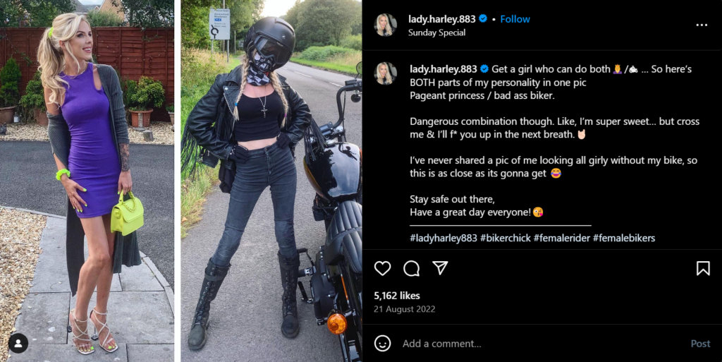 Influencer session with @lady.harley.883