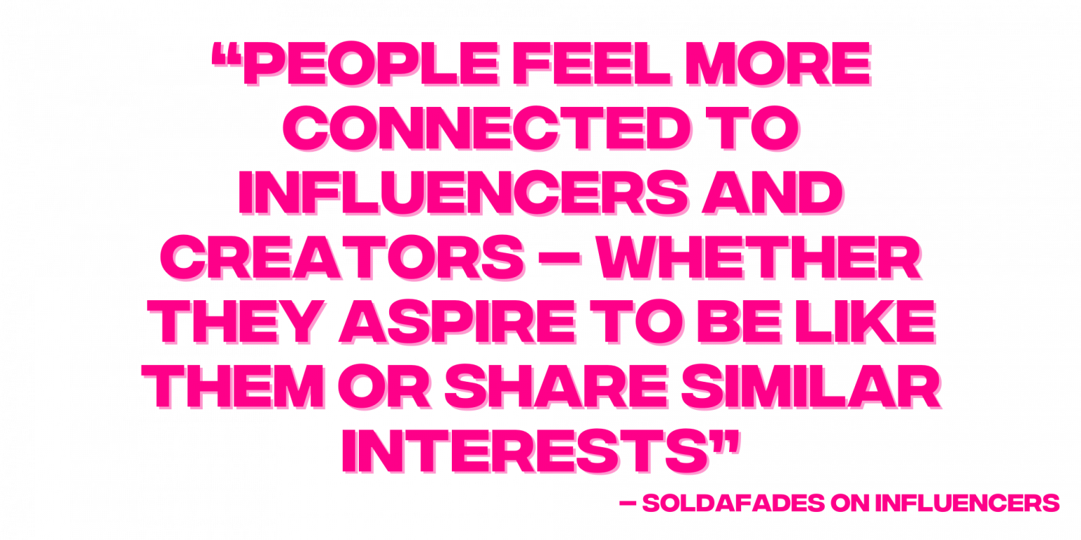 influencer session with saldafades