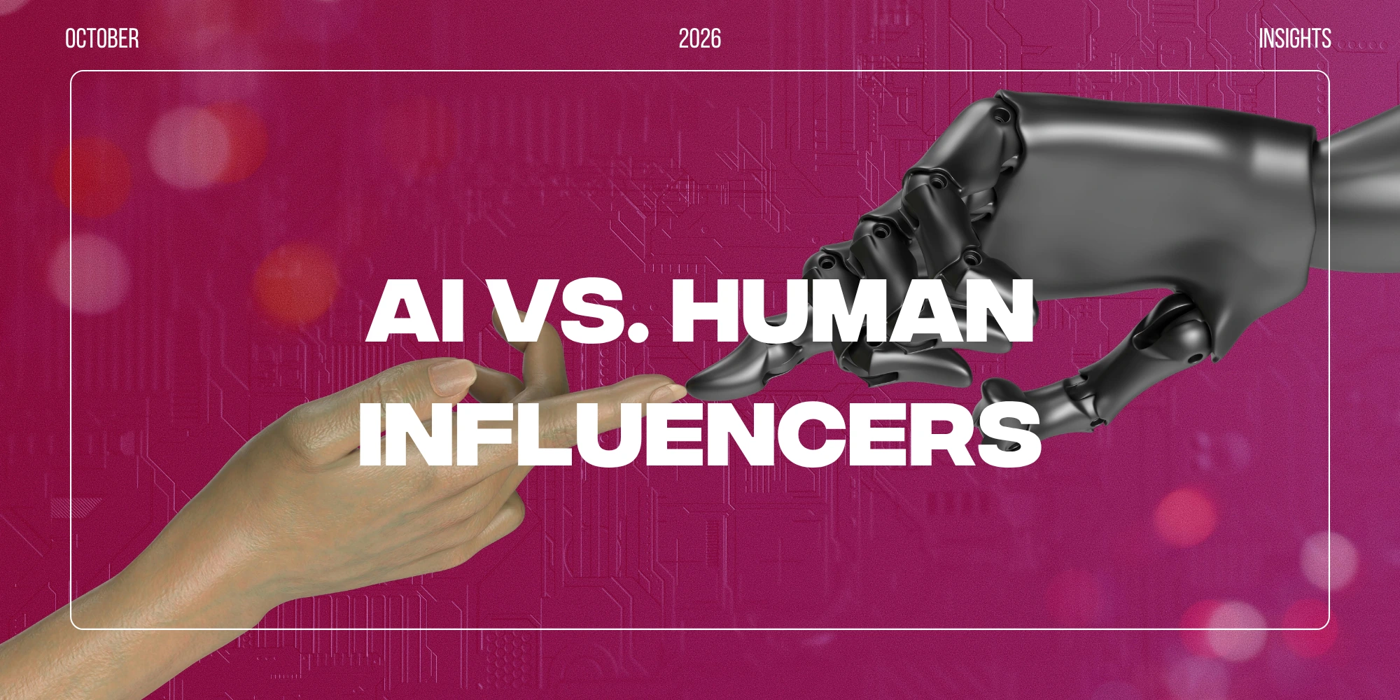 AI influencers vs human influencers featured image